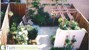 Moderne tuin met romantische sfeer en verhoogde vijver